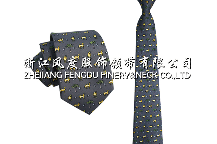 2019春夏新款印花仿絲商務領(lǐng)帶 FDMP1877
