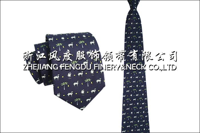 2019春夏新款印花仿絲商務領(lǐng)帶 FDMP1880